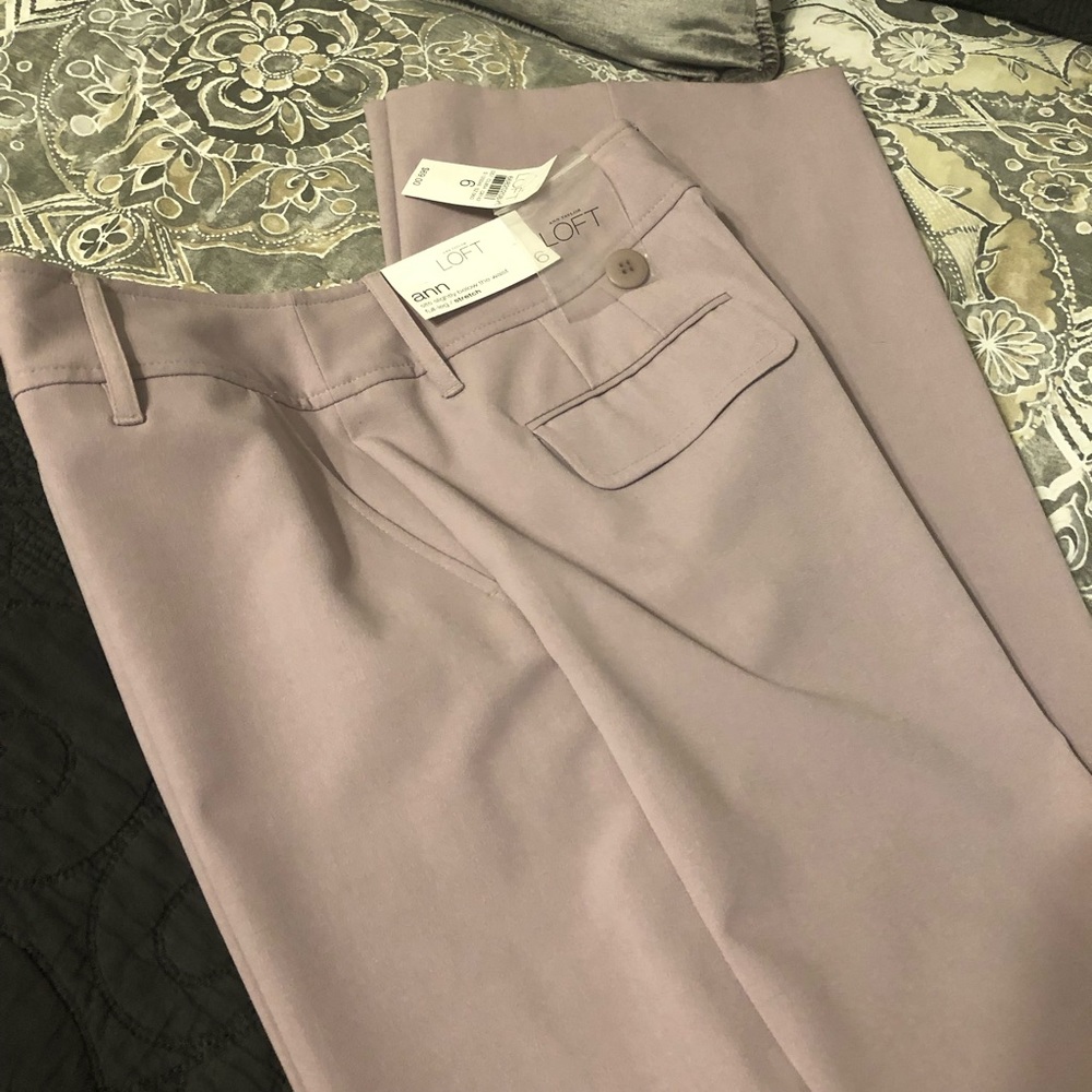 Ann Taylor LOFT ANN Full Leg Stretch Pants, Sz 6